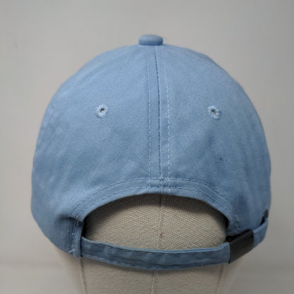 Unbranded Men's Slideback Hat Blue Adjustable Embroidered New York Logo Cotton
