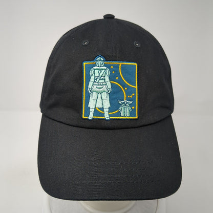 The Mandalorian & Grogu Snapback Hat Black One Size Adjustable Star Wars