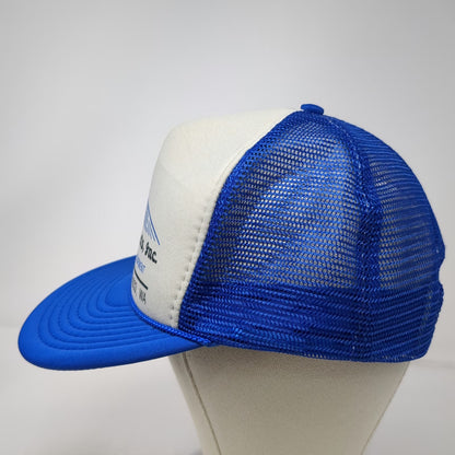 Nissin Trucker Hat Blue One Size Snapback Mesh Back G&R Ag Products Spraying
