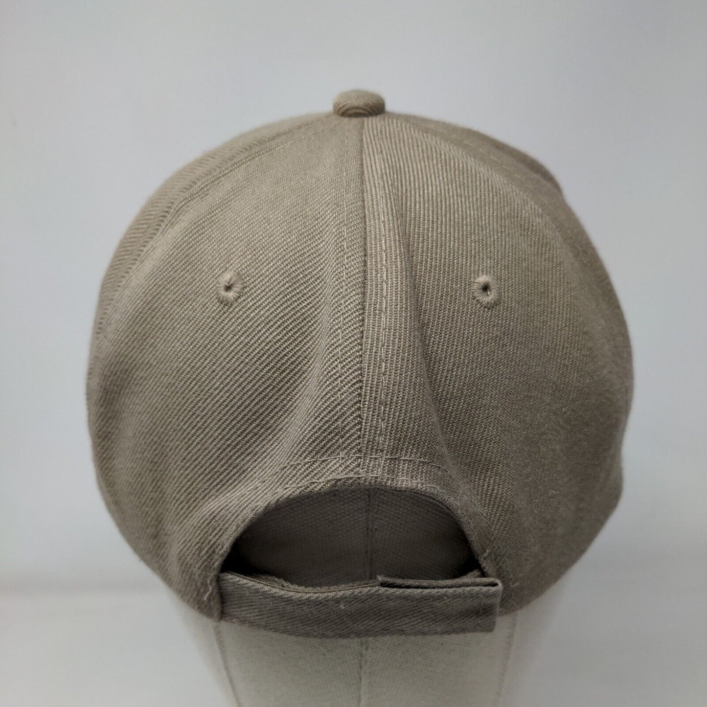 Florida Strapback Hat Tan OSFA Adjustable Embroidered 6 Panel Solid