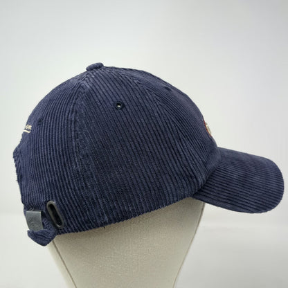 Tommy Bahama Baseball Cap Blue One Size Corduroy Silk Cotton Relax Slideback Hat