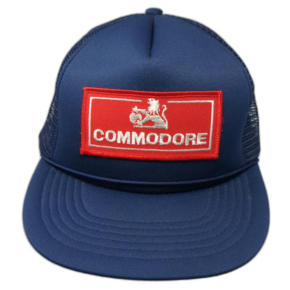 Holden Commodore Lion Patch Trucker Hat Blue Snapback Mesh Foam Vintage