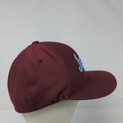JayCo Softball Fitted Hat Red L/XL Embroidered 6 Panel Eight18 Pacific Headwear