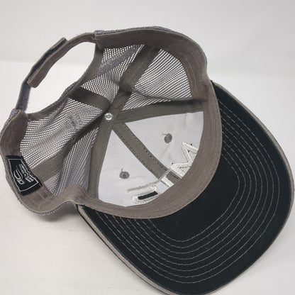 MTS Meyers Truck Service Trucker Hat Black OS Adjustable Mesh Back Outdoor Cap