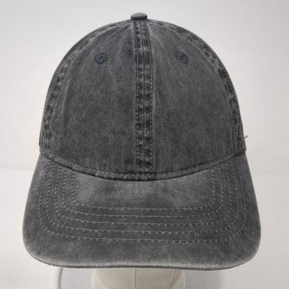 Unbranded Slideback Baseball Cap Gray One Size Adjustable 6 Panel Blank