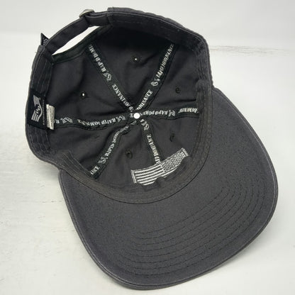 Rapid Dominance Baseball Cap Gray One Size American Flag Slideback Cotton Hat