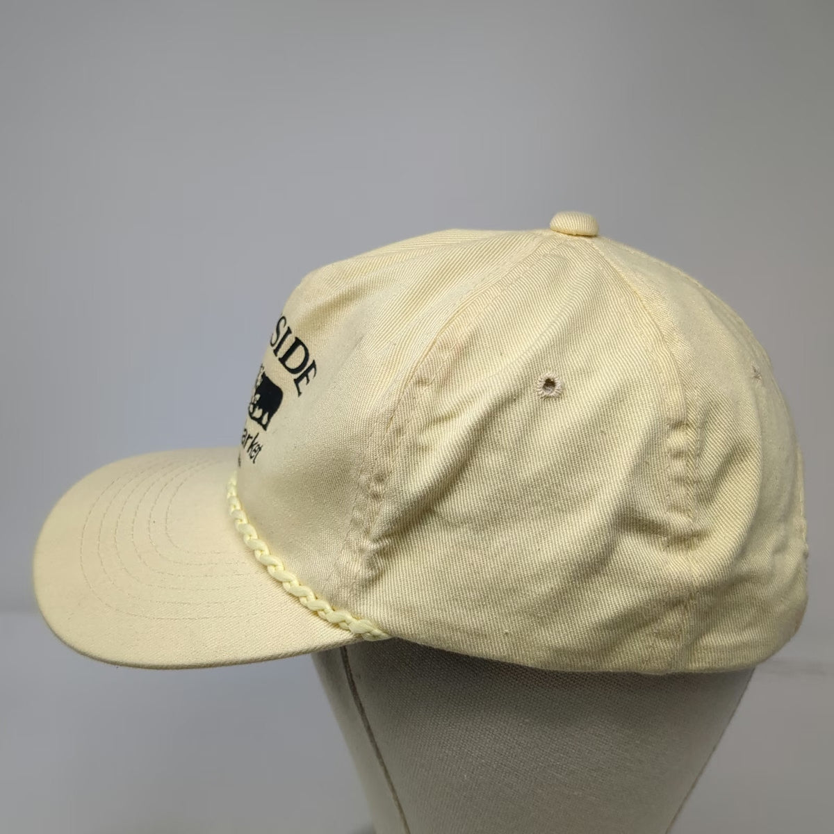 That Hat 5 Panel Yellow One Size Braided Rope Sunnyside Livestock Market Cows