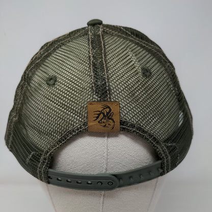 Legendary Snapback Trucker Hat Green One Size Adjustable Mesh Back Vented Holes