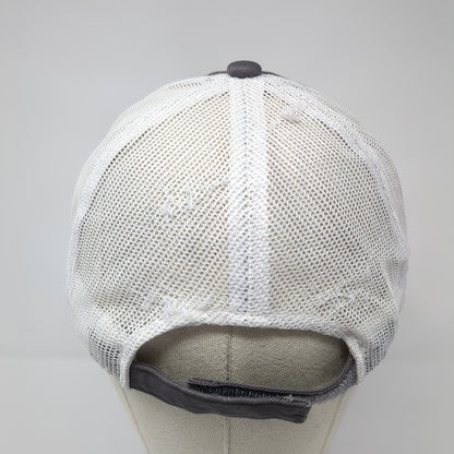CU Patch Snapback Mesh Back Trucker Hat Gray One Size Outdoor Cap