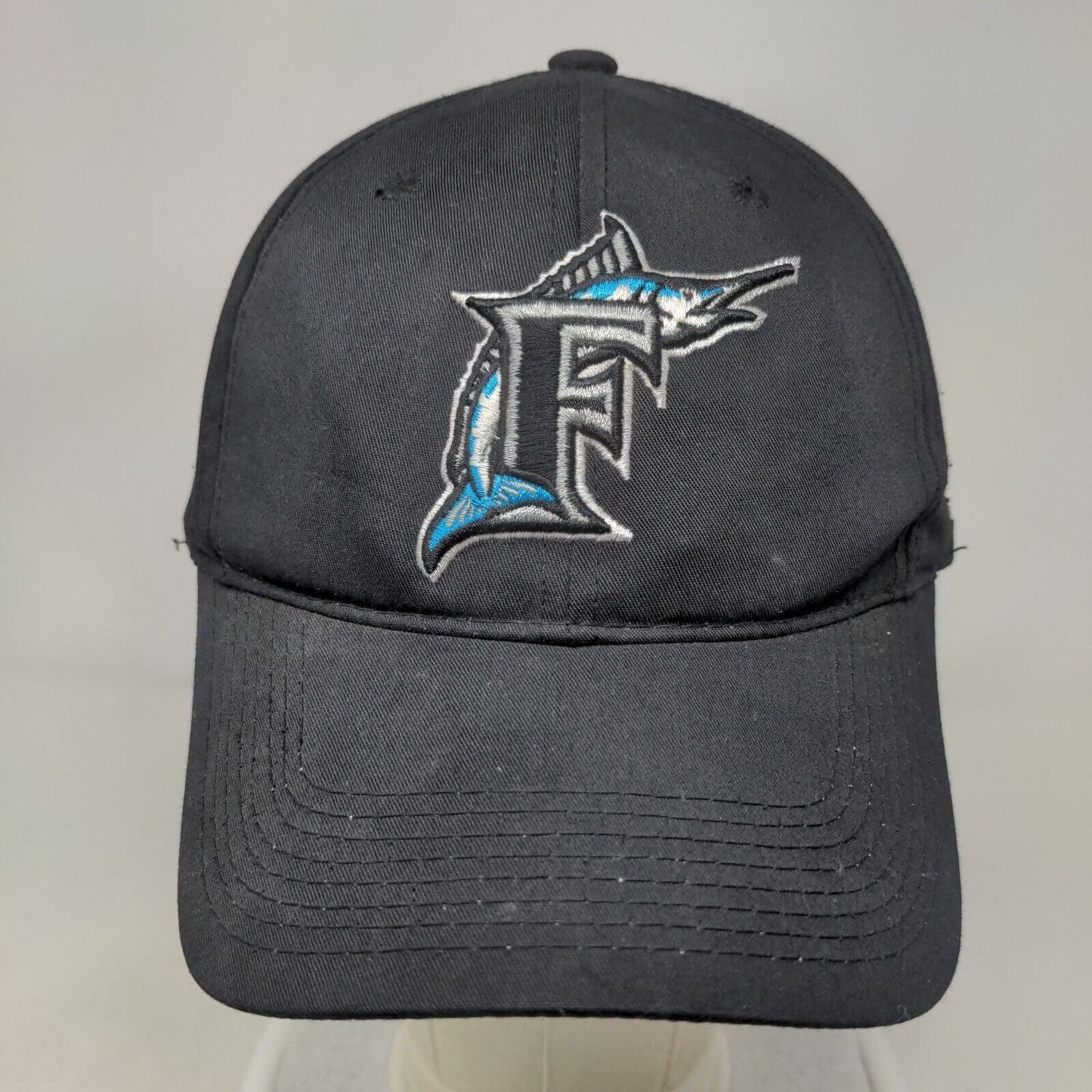 Florida Marlins Strapback Hat Black OSFM Embroidered Logo MLB OC Sports