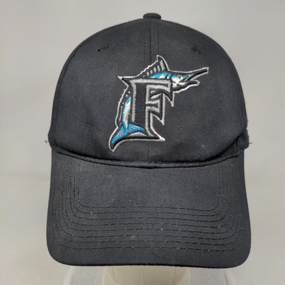 Florida Marlins Strapback Hat Black OSFM Embroidered Logo MLB OC Sports