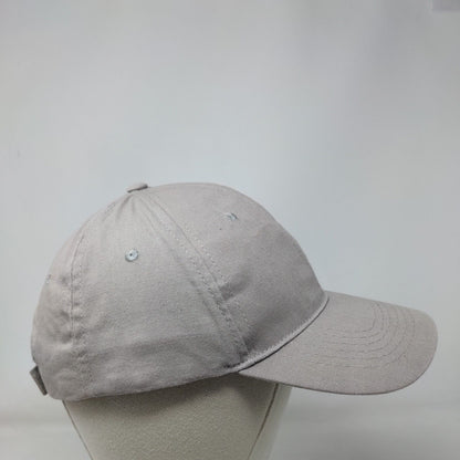Unbranded Strapback Hat Tan One Size Adjustable Blank 6 Panel Solid