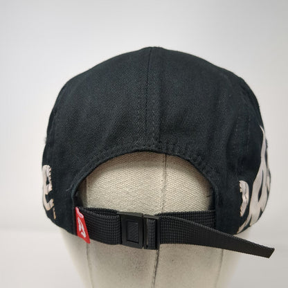 Freedom83 Clothing Co. 5 Panel Black One Size Hat Freedom Script Graphic B Logo