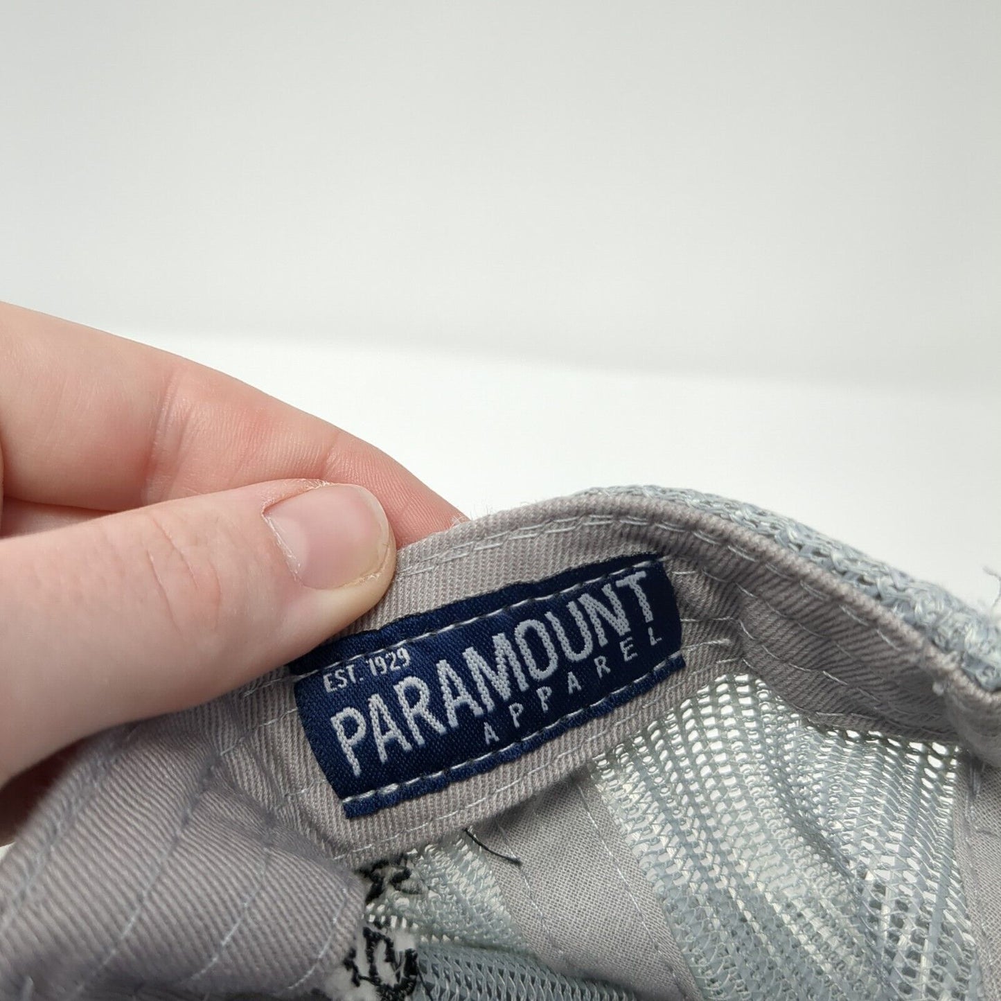 Mitchells Snapback Trucker Hat Black One Size Mesh Back Paramount