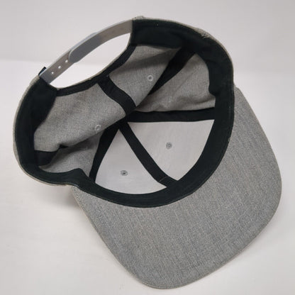 Vans Off The Wall Patch Snapback Hat Gray One Size Adjustable 6 Panel