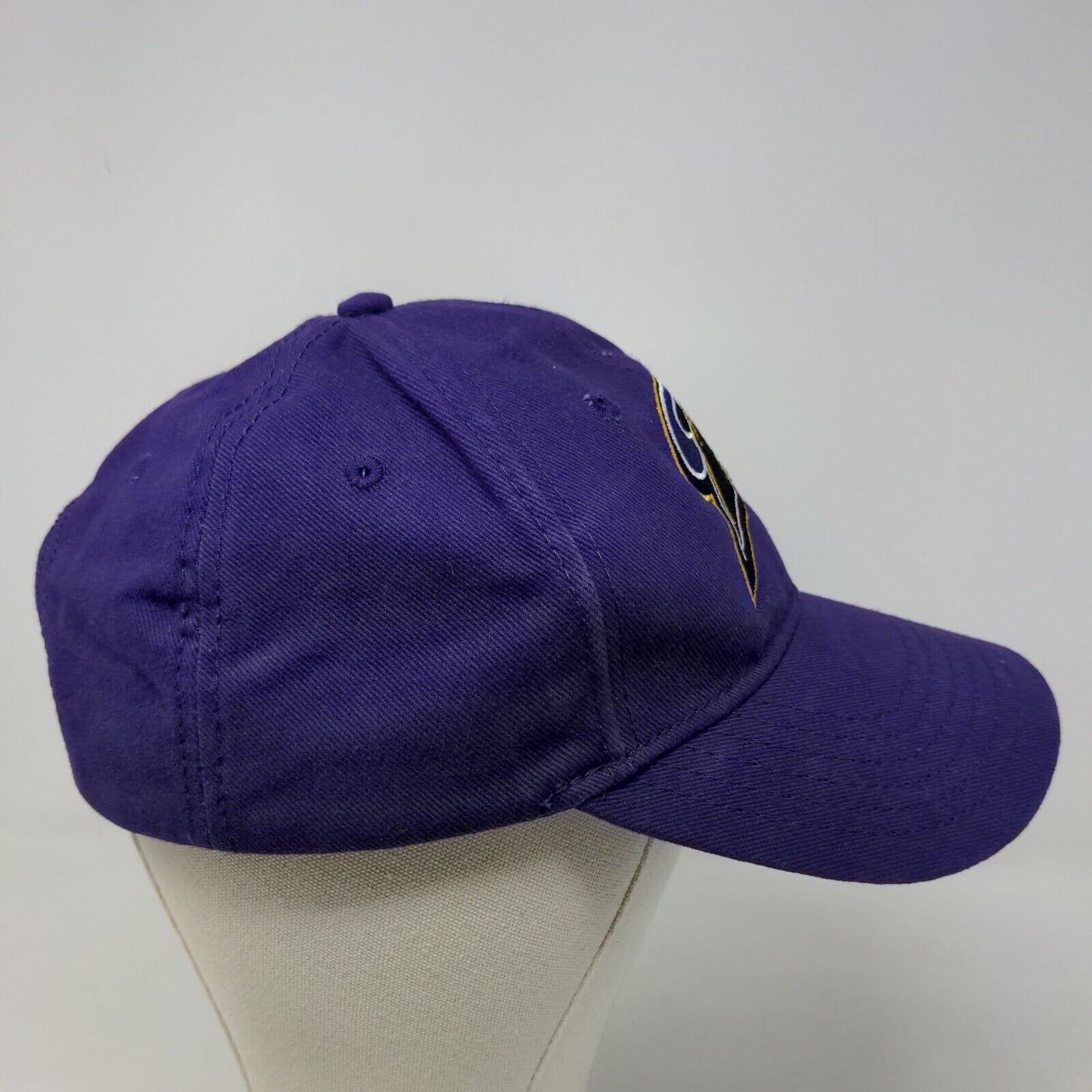 Otto Men's Strapback Hat Purple Size OSFM Embroidered R Bird Logo