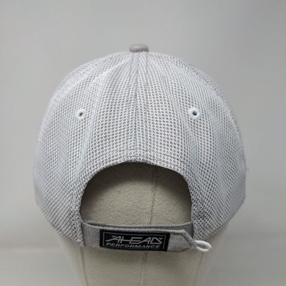 F&G Strapback Trucker Hat Gray One Size Classic Cut Vented Holes 6 Panel Ahead