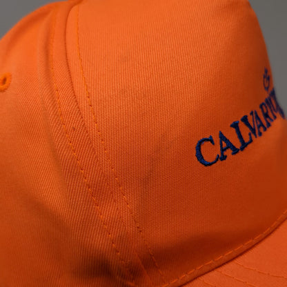 Calvary Chapel Caldwell Orange 5 Panel One Size Snapback Hat Church Christian