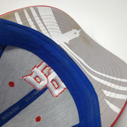 Premium Headwear Snapback Blue Red White One Size Puerto Rico Flag Graphic Hat