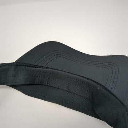 Letter H Golf Sun Visor Hat Black One Size Adjustable Lightweight Sport-Tek