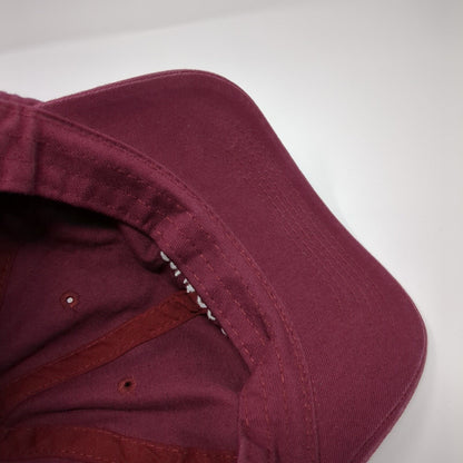 Savage AF Slideback Hat Red Burgundy OSFM Adjustable Embroidered