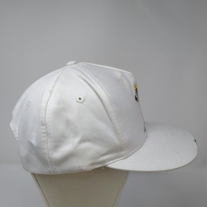 Head To Toe 5 Panel White McDonalds Simplot Fries Strapback Hat Logo Vintage