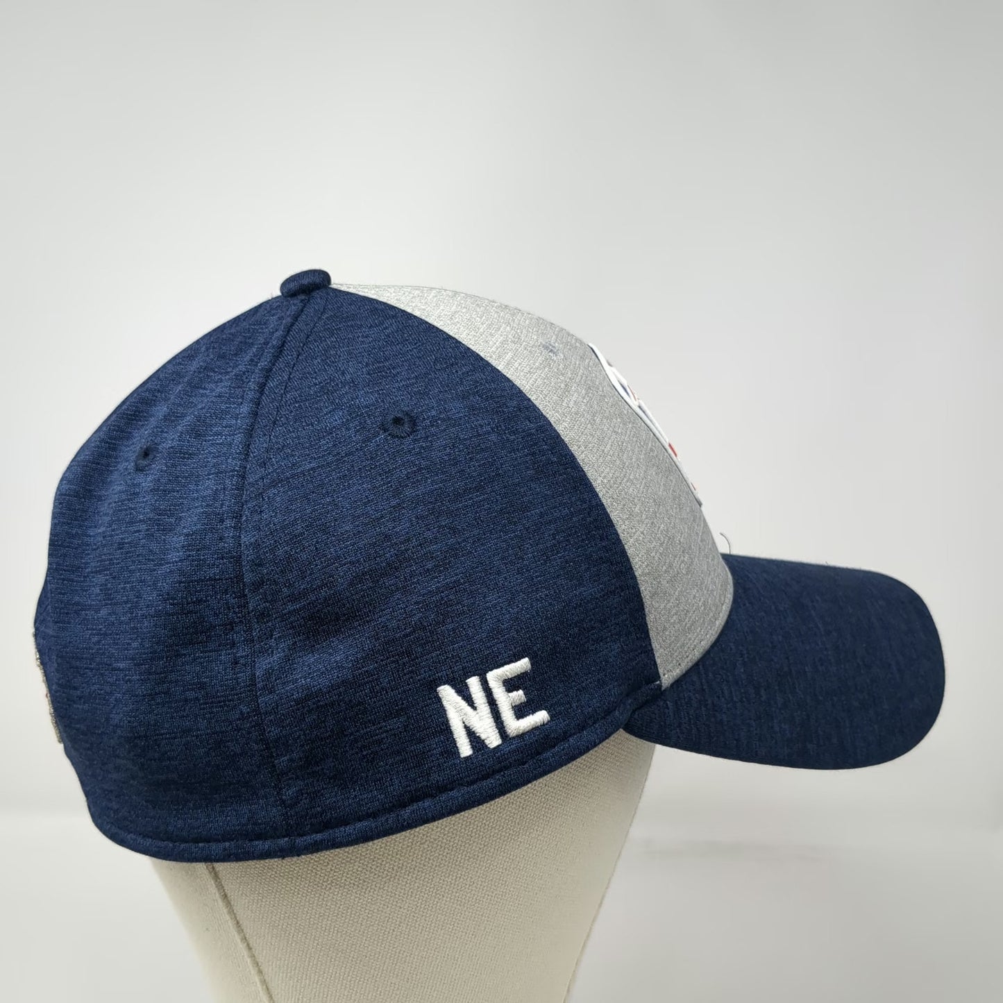 New England Patriots NFL New Era Cap Hat Blue XL 39THIRTY Stretch Fit Logo Patch