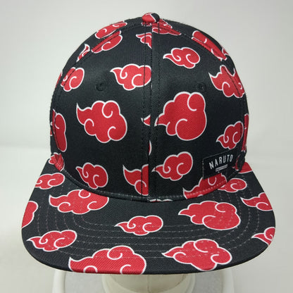 Bioworld Naruto Shippuden Akatsuki Red Cloud All Over Print Snapback Hat OSFM