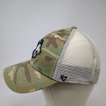 '47 Brand Baseball Cap Green Camo One Size Mesh Back OHT Panther Fitted Hat