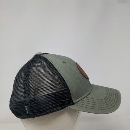 Leavenworth Washington Snapback Trucker Hat Multi One Size Leather Patch