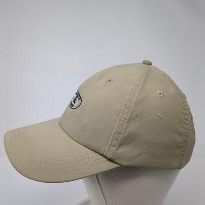 Running Y Ranch Strapback Hat Tan One Size Adjustable Embroidered