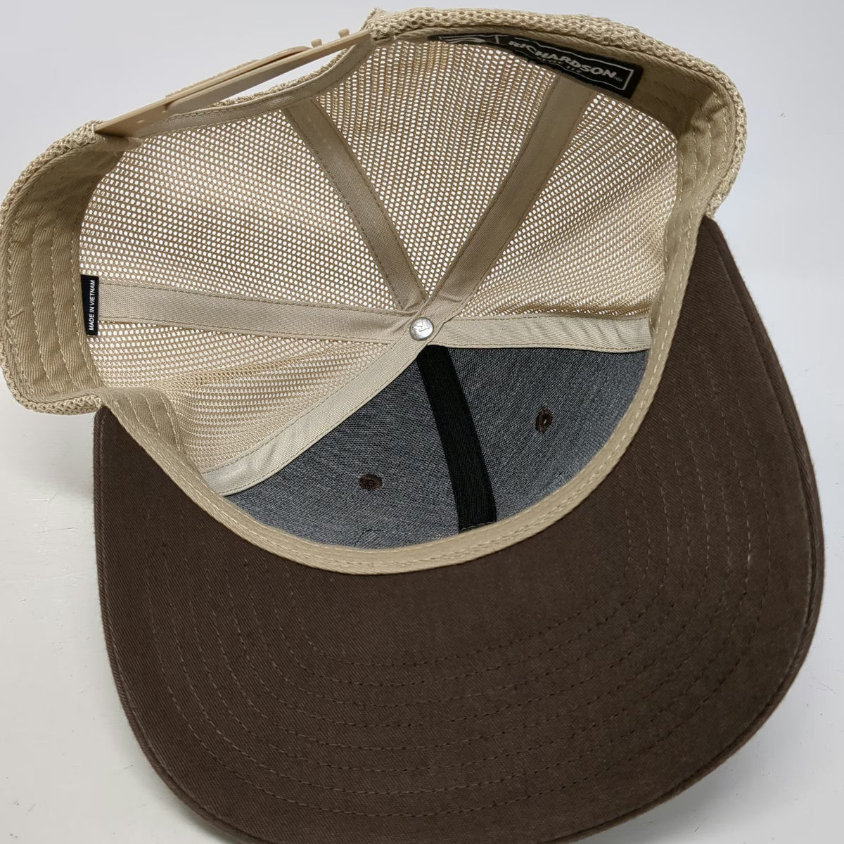 Richardson 112 Trucker Hat Amalgamated Sugar Brown One Size Mesh Snapback