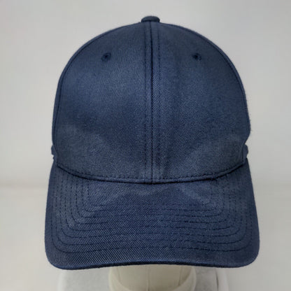 Flexfit Yupoong Fitted Hat Blue Small/Medium Solid Blank 6 Panel