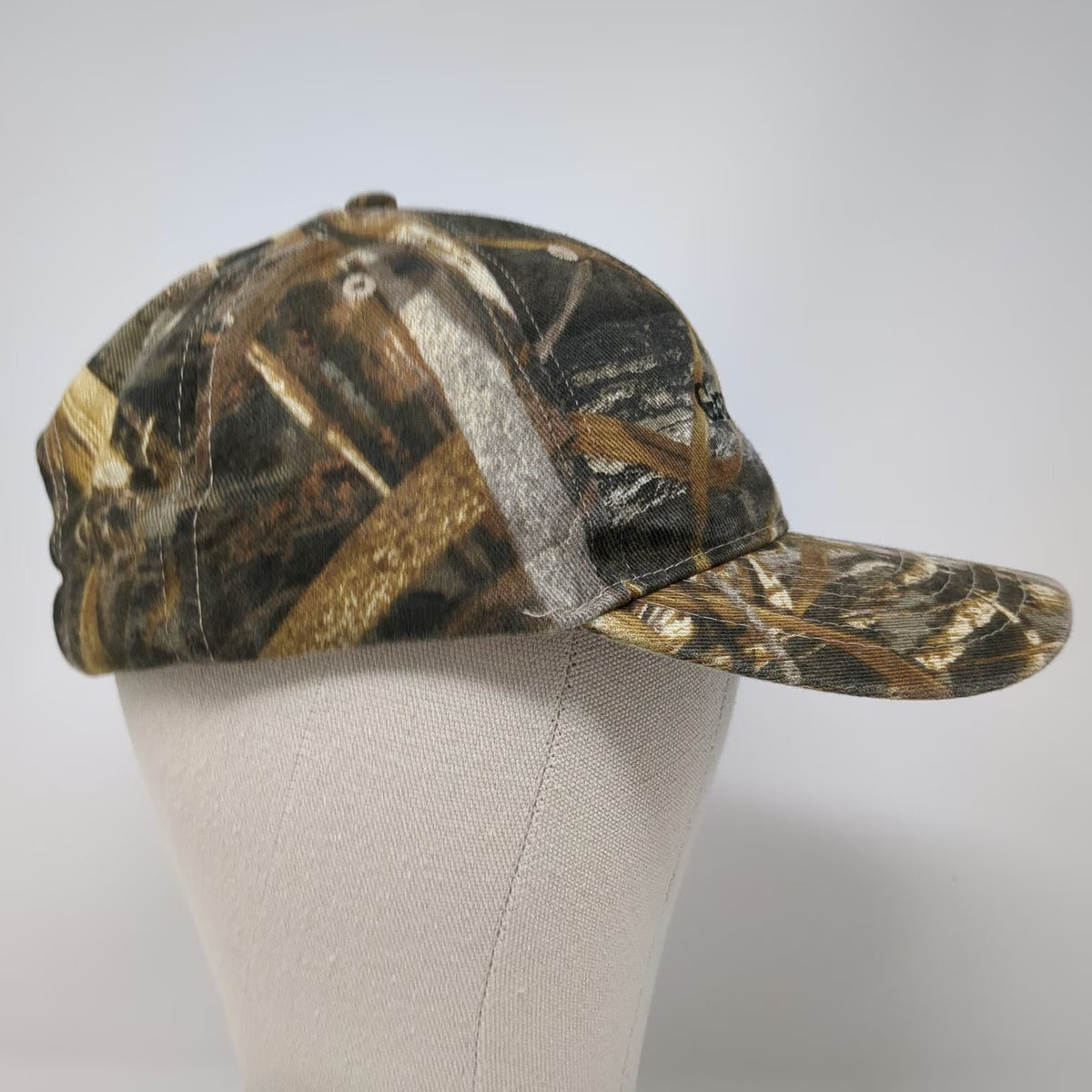 Kati Graybar Camo Baseball Cap Green One Size Slideback Buckle Embroidery Hat