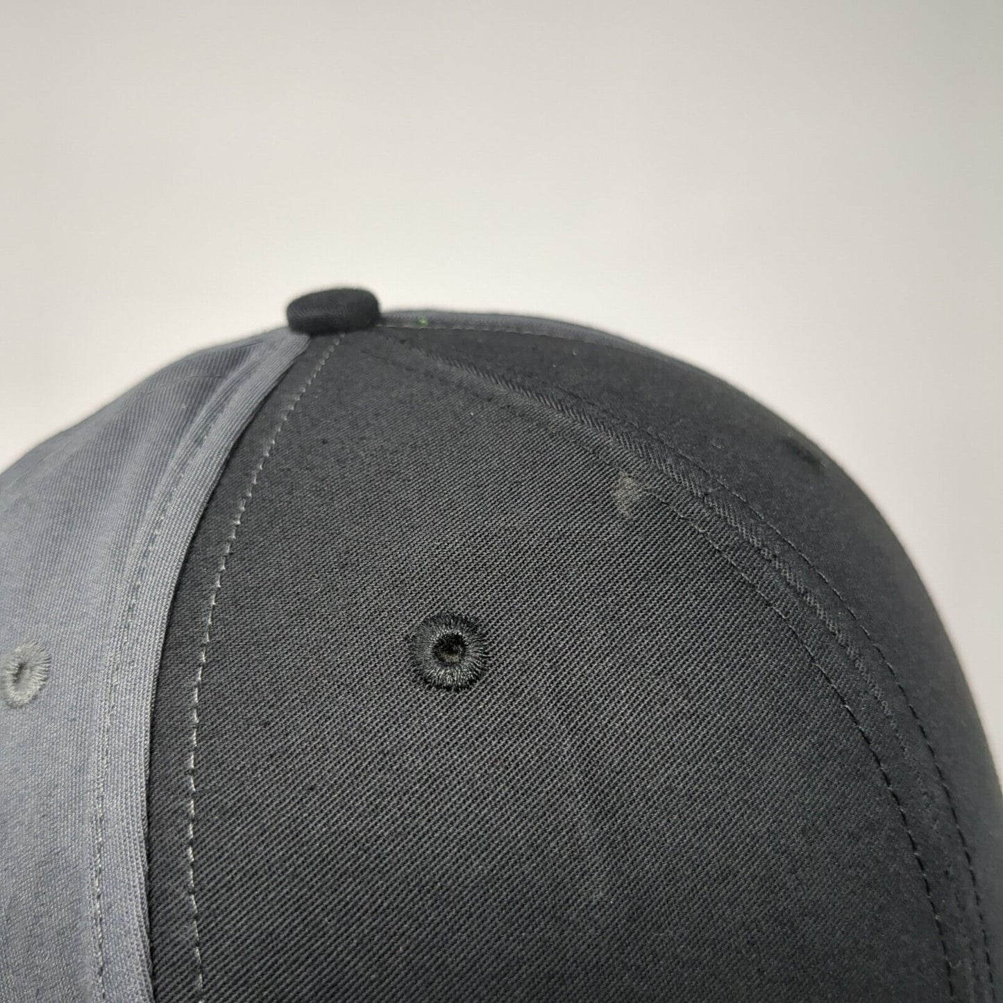 Star & Moon Snapback Hat Black OS Adjustable Embroidered Patriotic Richardson