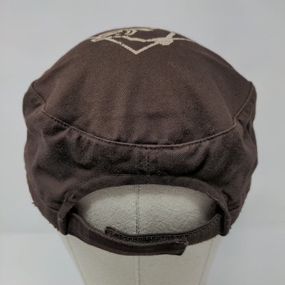 Sockeye Brewery Boise Idaho Strapback Army Hat Brown OSFA District