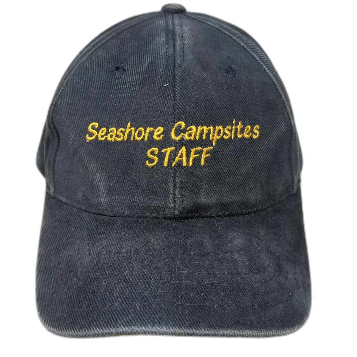 Fahrenheit Baseball Cap Blue OSFM Seashore Campsites Staff Hat Slideback Cotton