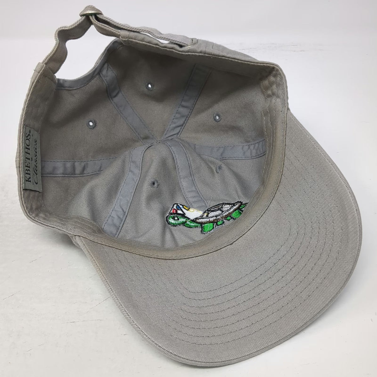 KBETHOS Baseball Cap Gray One Size Turtle Party Animal Adjustable Slideback Hat