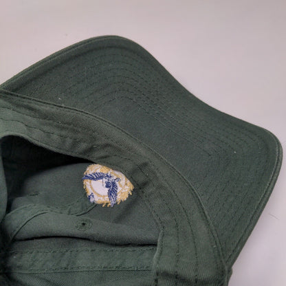 Eagle Slideback Hat Green One Size Solid Embroidered American Needle