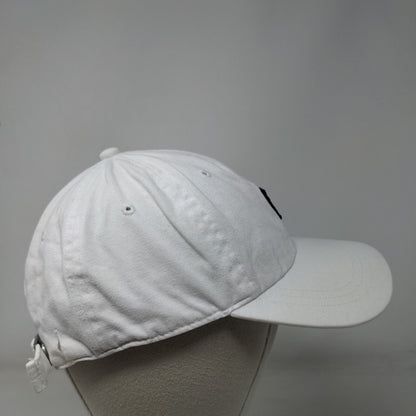 PINK Victoria's Secret Slideback Hat White OS Adjustable Embroidered Cotton