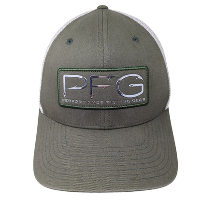 PFG Performance Fishing Gear Fitted Trucker Hat Green One Size Columbia