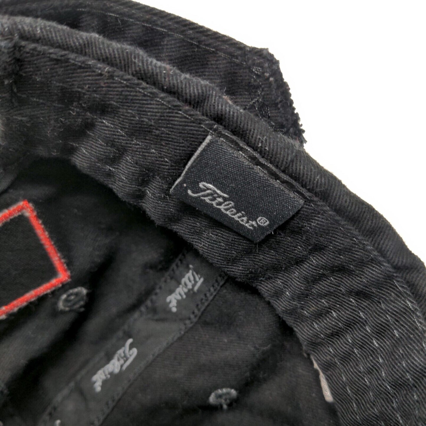 Titleist Slideback Hat Black One Size Embroidered FJ Pro V1 6 Panel