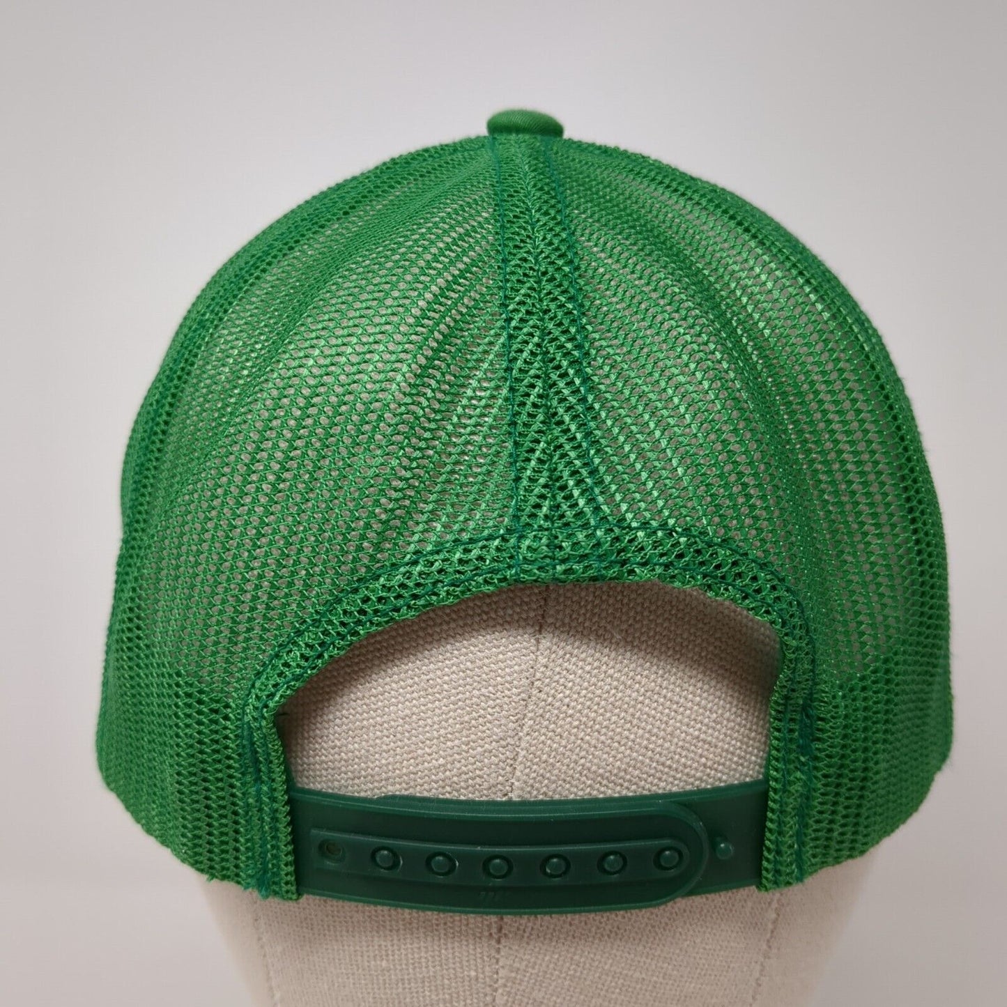 Idaho Snapback Trucker Hat Green OS Adjustable Mesh Back The Classic Yupoong