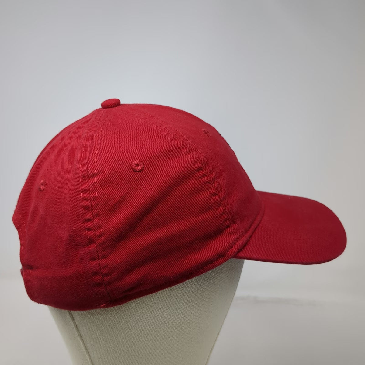 Disney Minnie Mouse Embroidered Baseball Cap Red One Size Slideback Hat Strap