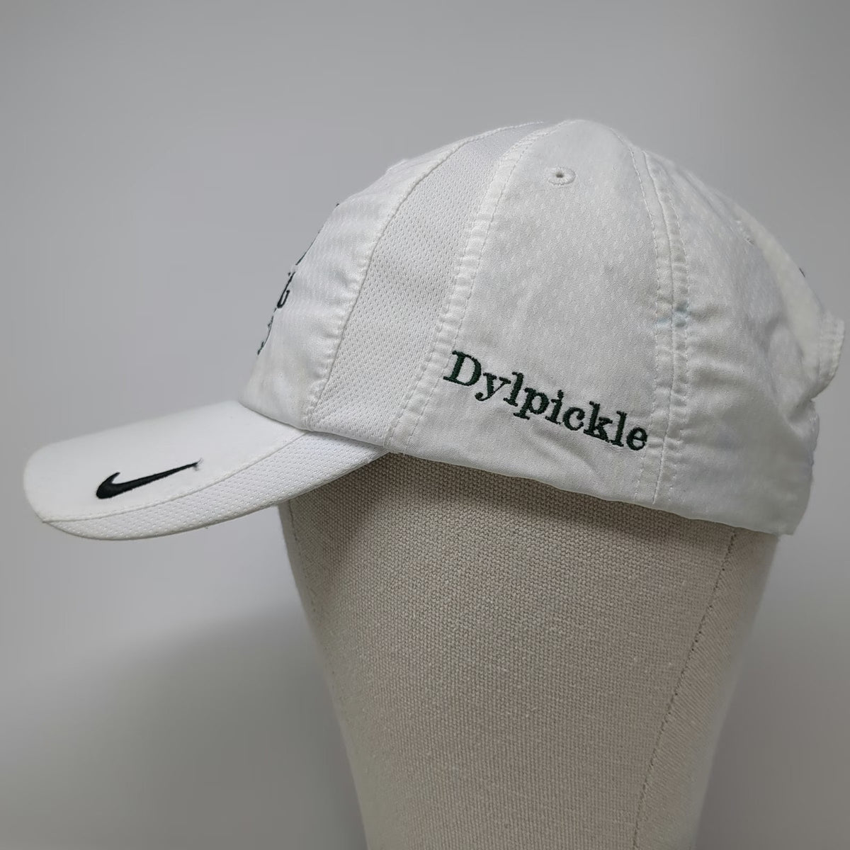 Nike Baseball Cap White One Size Flying Pickles Dylpickle Dri-FIT Golf Hat