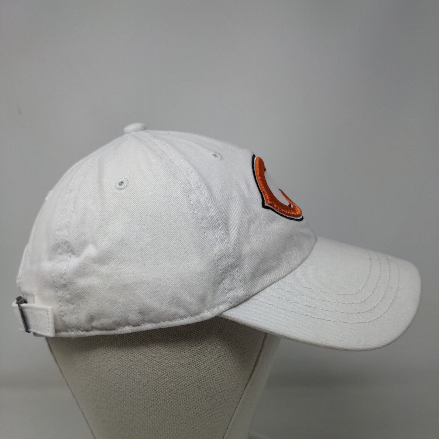 '47 Brand Men's Slideback Hat White OSFA Embroidered Chicago Bears NFL Logo