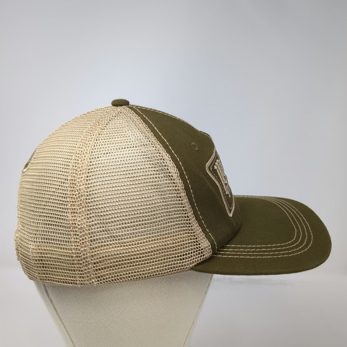 Mule Deer Foundation Trucker Hat Green One Size Mesh Snapback Deer Logo MDF