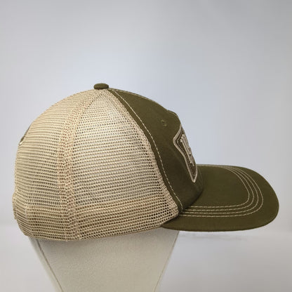 Mule Deer Foundation Trucker Hat Green One Size Mesh Snapback Deer Logo MDF