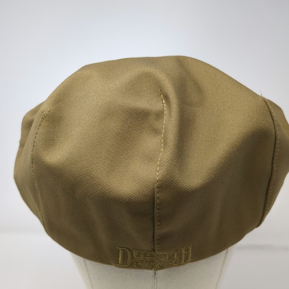 Duluth Trading Co Newsboy Cap Brown XL Fitted Fleece Lined Cotton Spandex Hat