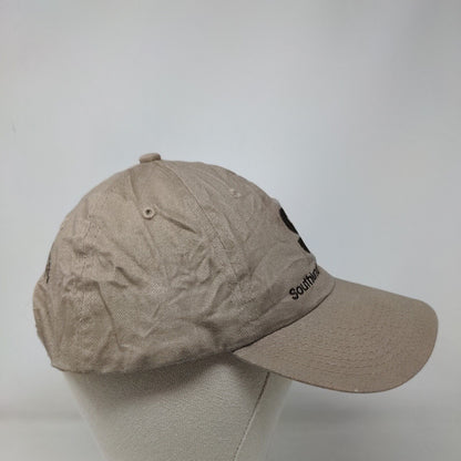 Southland Container Inc. Strapback Hat Tan One Size Adjustable Embroidered